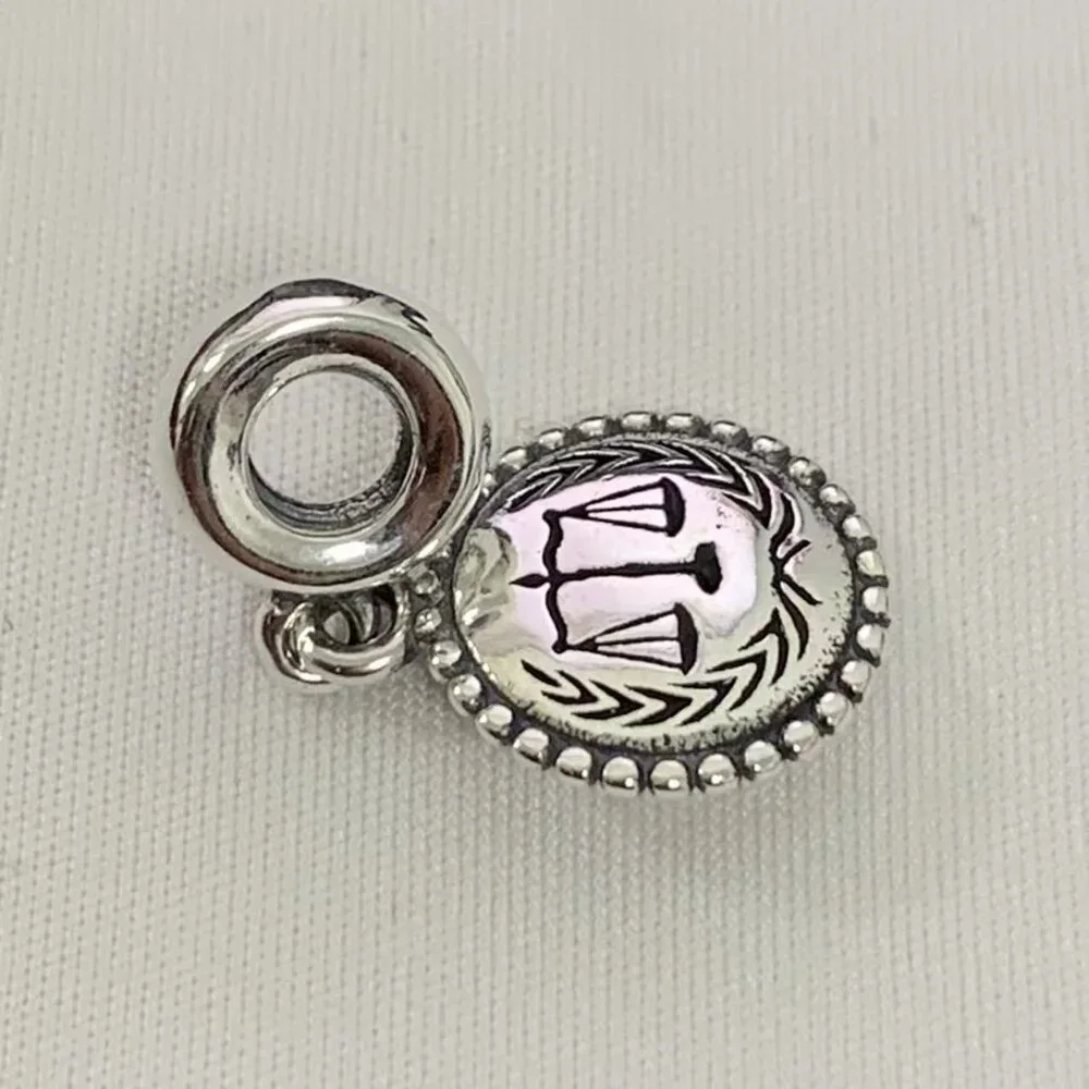 Pandora Law Justice Freedom Exclusive Dangle Charm, S925 Silver Jewelry